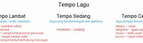 Tempo Lambat Disebut Dengan